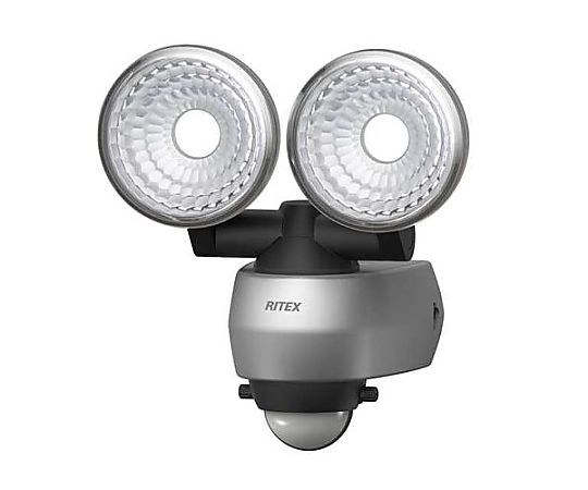 アズワン [AC100V/7.5Wx2] LEDセンサーライト EA864CA-39B 1台(ご注文単位1台)【直送品】