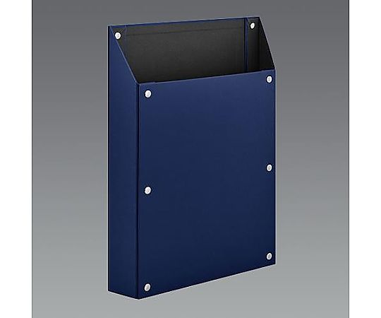 アズワン 337x255x53mm マグネットポケット(タテ型/青) EA762FG-353 1冊(ご注文単位1冊)【直送品】