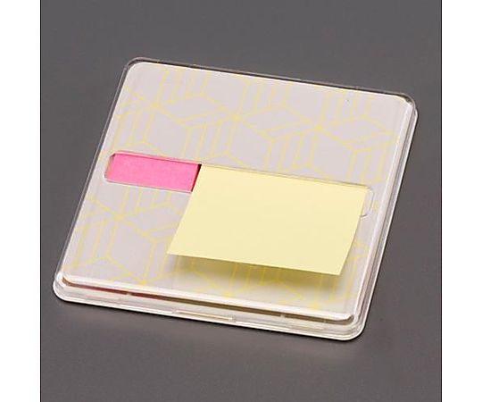 アズワン 75x50mm/75x25mm 強粘着メモ(28枚x2個/2色) EA762GA-147 1パック(ご注文単位1パック)【直送品】