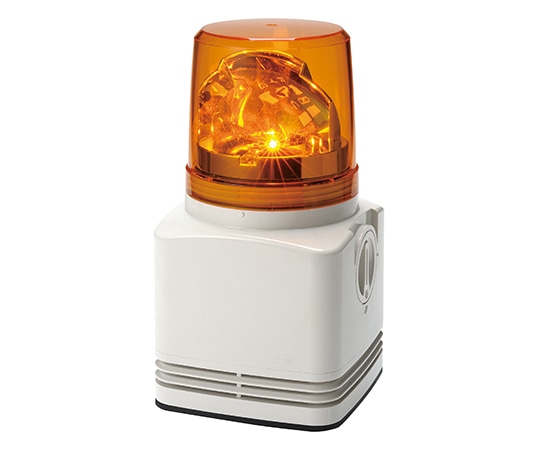 パトライト LED回転灯付電子音報知器 黄 RFT-24A-Y 1個(ご注文単位1個)【直送品】