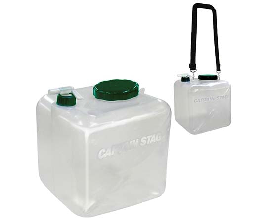 CAPTAIN　STAG クレア 広口ウォータージャグ 16L キャリーベルト付 M-5014 1個（ご注文単位1個）【直送品】