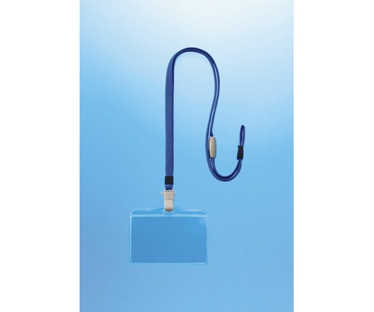 ライオン事務器 つりさげ名札 ブルー N-73MR 1個(ご注文単位1個)【直送品】