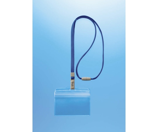 ライオン事務器 つりさげチャック式名札 N-77CR B 1個(ご注文単位1個)【直送品】