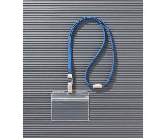 ライオン事務器 つりさげチャック式名札 1パック(10個入) N77CR-10P (B) 1パック(ご注文単位1パック)【直送品】