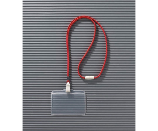 ライオン事務器 つりさげ名札 名札脱落防止、平ひも、ソフトタイプ N73ER-10P (R) 1パック(ご注文単位1パック)【直送品】