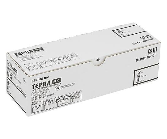 キングジム PROテ-プ10個パック白12/18mm SS12K18K-10P 1パック(ご注文単位1パック)【直送品】