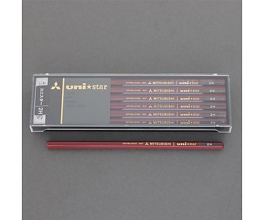 アズワン [B]   鉛筆(12本) EA765MC-114 1箱(ご注文単位1箱)【直送品】