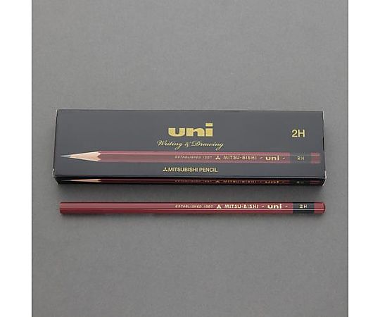 アズワン [B]   鉛筆(12本) EA765MC-124 1箱(ご注文単位1箱)【直送品】