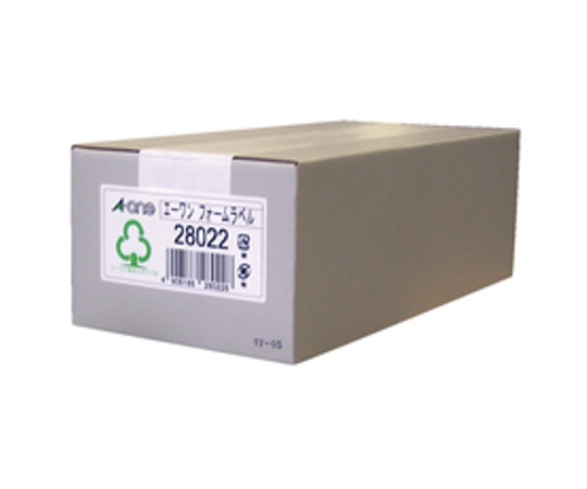 エーワン(A-ONE) フォームラベル 5面 1箱(2500片入) 28022 1箱(ご注文単位1箱)【直送品】