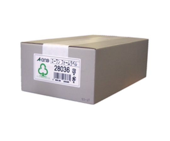 エーワン(A-ONE) フォームラベル 荷札 4面 1箱(2000片入) 28036 1箱(ご注文単位1箱)【直送品】