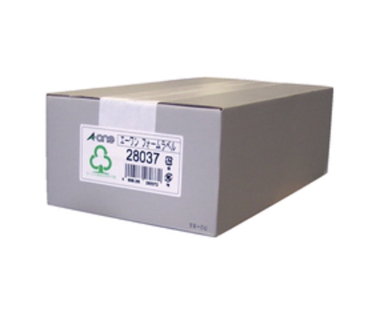 エーワン(A-ONE) フォームラベル 荷札 4面 1箱(2000片入) 28037 1箱(ご注文単位1箱)【直送品】
