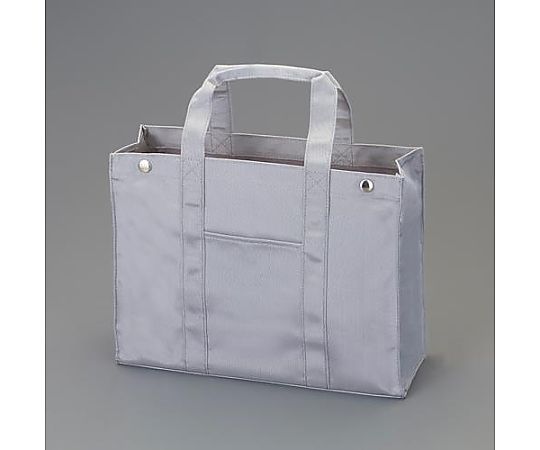 アズワン 265x350x110mm オフィス用トートバッグ(グレ-) EA927AS-13 1個(ご注文単位1個)【直送品】