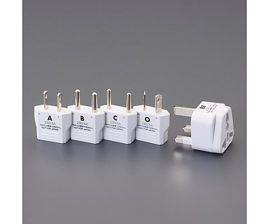 アズワン AC250V/13A 電源変換プラグセット(海外用) EA940CD-31A 1個(ご注文単位1個)【直送品】