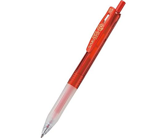 ゼブラ インク残量が見えるサラサクリップ0.7mm 赤 JJB15-CRG-R 1本(ご注文単位1本)【直送品】