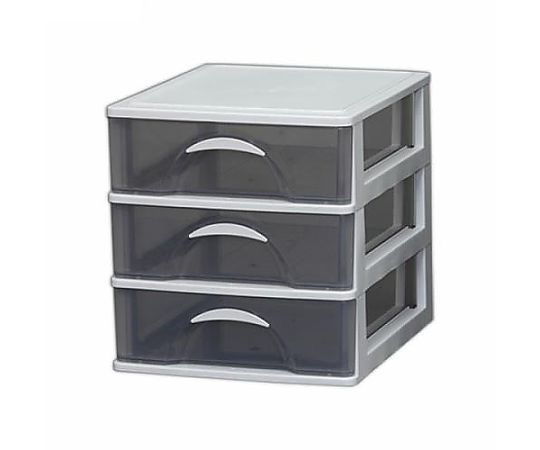 エスコ 312x360x 329mm/ 3段 デスクチェスト EA954JA-95 1個(ご注文単位1個)【直送品】