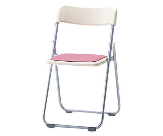 SANKEI(サンケイ) スチール折り畳み椅子 CF68-MX IV ローズ CF68-MX IVRO 1個(ご注文単位1個)【直送品】