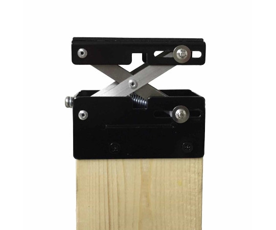 和気産業 Walist ウォリスト ツーバイ材用 突っぱりジャッキ 黒 WAT-001 1セット(ご注文単位1セット)【直送品】