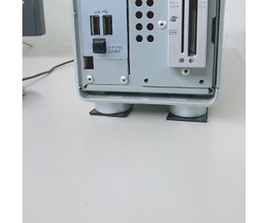 北川工業 転倒防止シート タックフィット ブラック 40×40×5mm 4個入 TF-40K 1セット(ご注文単位1セット)【直送品】