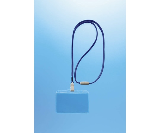 ライオン事務器 つりさげ名札 ブルー N-73ER 1個(ご注文単位1個)【直送品】