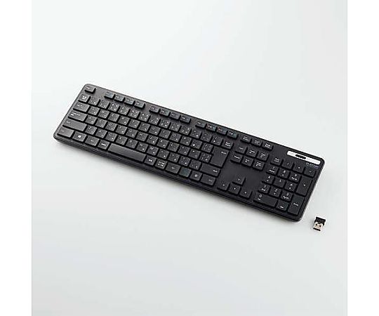 エレコム 441x127x25mm [コンパクト型]キーボード(USB/抗菌) EA764AB-21C 1個(ご注文単位1個)【直送品】