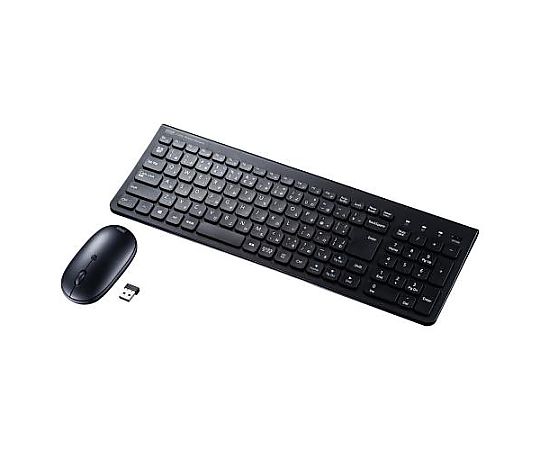 サンワサプライ 365x127x14mm ワイヤレスキーボード(テンキー付/マウス付) EA764AB-208 1個(ご注文単位1個)【直送品】