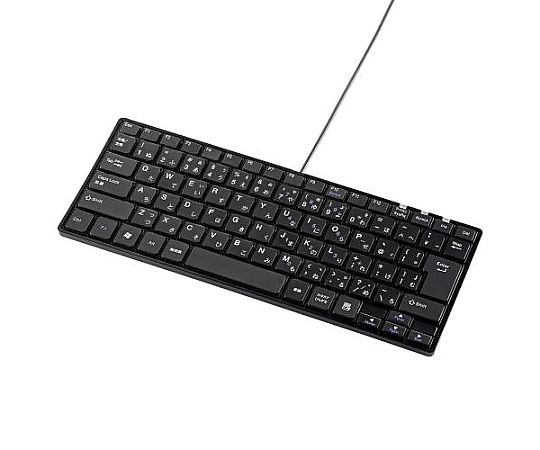 サンワサプライ 293x115x19mm キーボード(薄型/テンキー無/黒) EA764AB-217 1個(ご注文単位1個)【直送品】