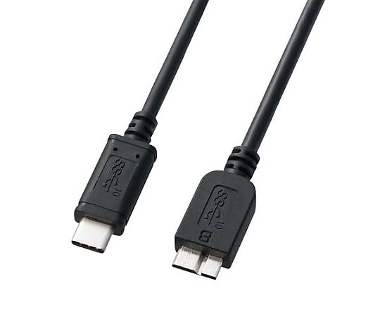 アズワン 1.0m USBケーブル(C-microB/3.1/PD対応) EA764AC-33 1個(ご注文単位1個)【直送品】