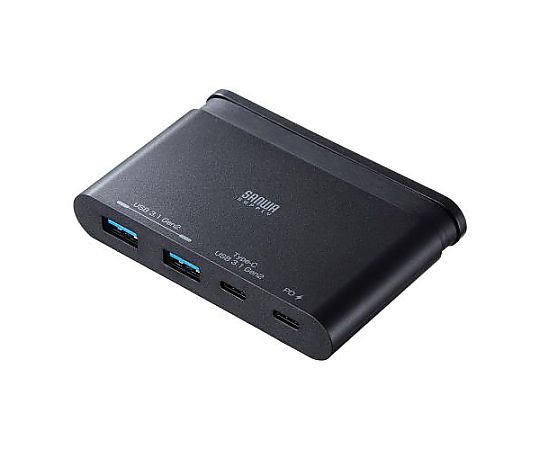サンワサプライ [4ポート] USB3.1ハブ(Type-C/ブラック) EA764AD-54 1個(ご注文単位1個)【直送品】