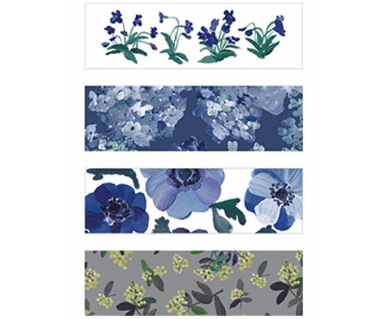 キングジム マスキングテープ(フラワー6) KIT063 1個(ご注文単位1個)【直送品】