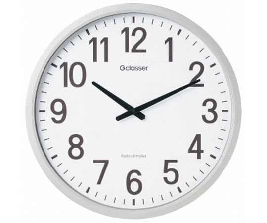 キングジム 電波掛時計ザラージ(省電力・防滴型) GDKB-001 1台(ご注文単位1台)【直送品】