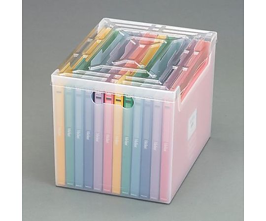 アズワン 264x327x237mm ファイルスタンド(ファイル12冊付) EA954TL-133 1冊(ご注文単位1冊)【直送品】