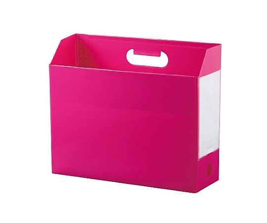 アズワン 102x317x261mm ファイルスタンド(横型/桃) EA954TD-56 1個(ご注文単位1個)【直送品】