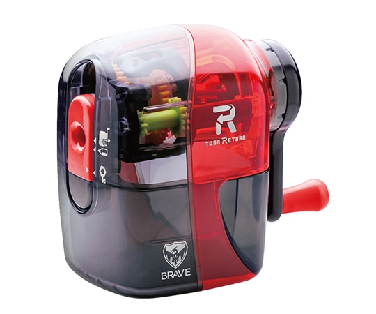 ソニック ブレイブ トガリターン 鉛筆削 クリアレッド EK-1248-CR 1個(ご注文単位1個)【直送品】