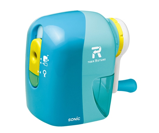 ソニック トガリターン 手動鉛筆削り ライトブルー EK-7022-LB 1個(ご注文単位1個)【直送品】