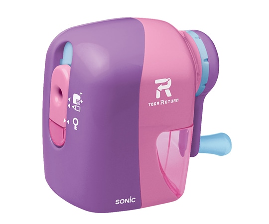 ソニック トガリターン 手動鉛筆削り バイオレット EK-7022-V 1個(ご注文単位1個)【直送品】