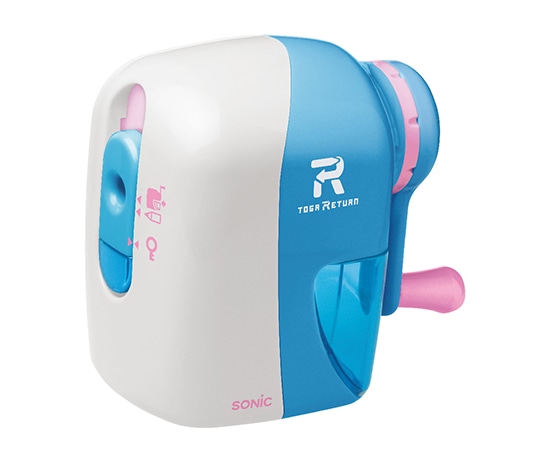 ソニック トガリターン 手動鉛筆削り ホワイト EK-7022-W 1個(ご注文単位1個)【直送品】