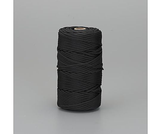 アズワン φ4.0mmx 91.2m パラシュートコード(黒) EA628BR-301 1本(ご注文単位1本)【直送品】
