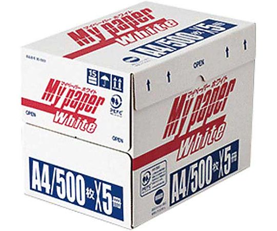 リコー マイペーパーホワイト A4 1箱(500枚入×5) 900901 1箱(ご注文単位1箱)【直送品】