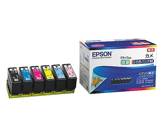 エプソン 6色パック(黒のみ増量) KAM-6CL-M 1パック(ご注文単位1パック)【直送品】