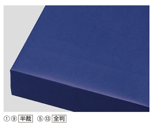 ストア・エキスプレス 包装紙 筋入クラフト 半裁 ネイビー 入数1000枚 61-279-7-9 1セット(ご注文単位1セット)【直送品】
