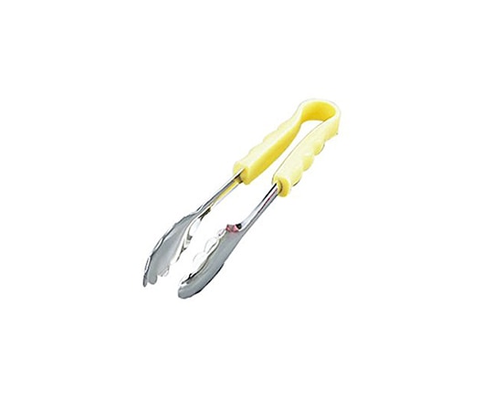 エムテートリマツ 抗菌Pc柄万能トング イエロー 1L-Y 1個（ご注文単位1個）【直送品】