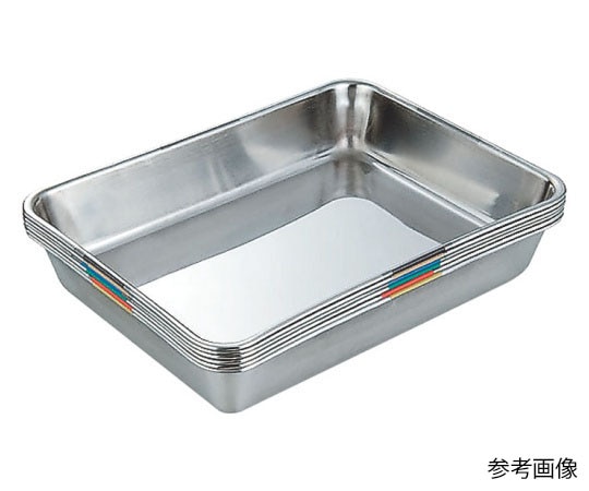 カンダ 18-8 カラー角バット 18枚取 緑 (1枚入り)  1個（ご注文単位1個）【直送品】