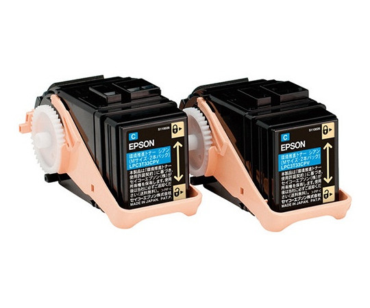 エプソン EPSON 環境推進トナー シアン (Mサイズ×2) LPC3T33CPV 1本(ご注文単位1本)【直送品】