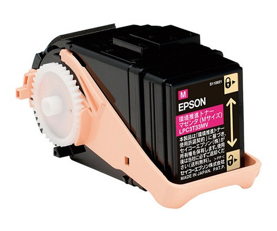 エプソン EPSON 環境推進トナー マゼンタ (Mサイズ) LPC3T33MV 1本(ご注文単位1本)【直送品】