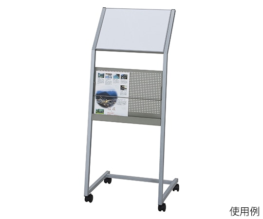 ナカキン パンフレットラック付きサインスタンド SPS-A3 1個(ご注文単位1個)【直送品】