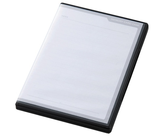 エレコム SDµSDカードケース(DVDトールケースサイズ) CMC-SDCDC02BK 1枚(ご注文単位1枚)【直送品】