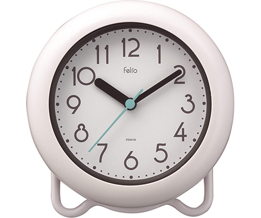 ノア精密 防滴・置掛兼用時計 FEW130WH 1個(ご注文単位1個)【直送品】