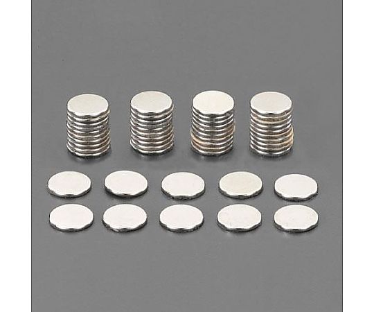 エスコ φ 8x 1.0 mm マグネット/S極(粘着付/50個) EA781EE-41 1セット(ご注文単位1セット)【直送品】