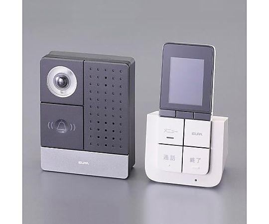 エスコ ワイヤレステレビドアホン EA864BB-16A 1セット(ご注文単位1セット)【直送品】