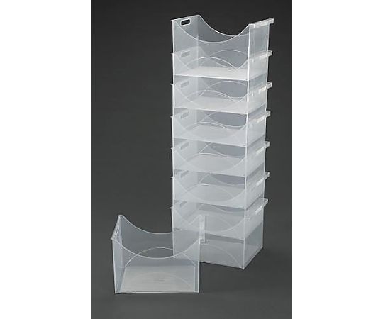 エスコ 342x260x223mm ファイル収納ボックス(8個) EA954TL-21A 1箱(ご注文単位1箱)【直送品】